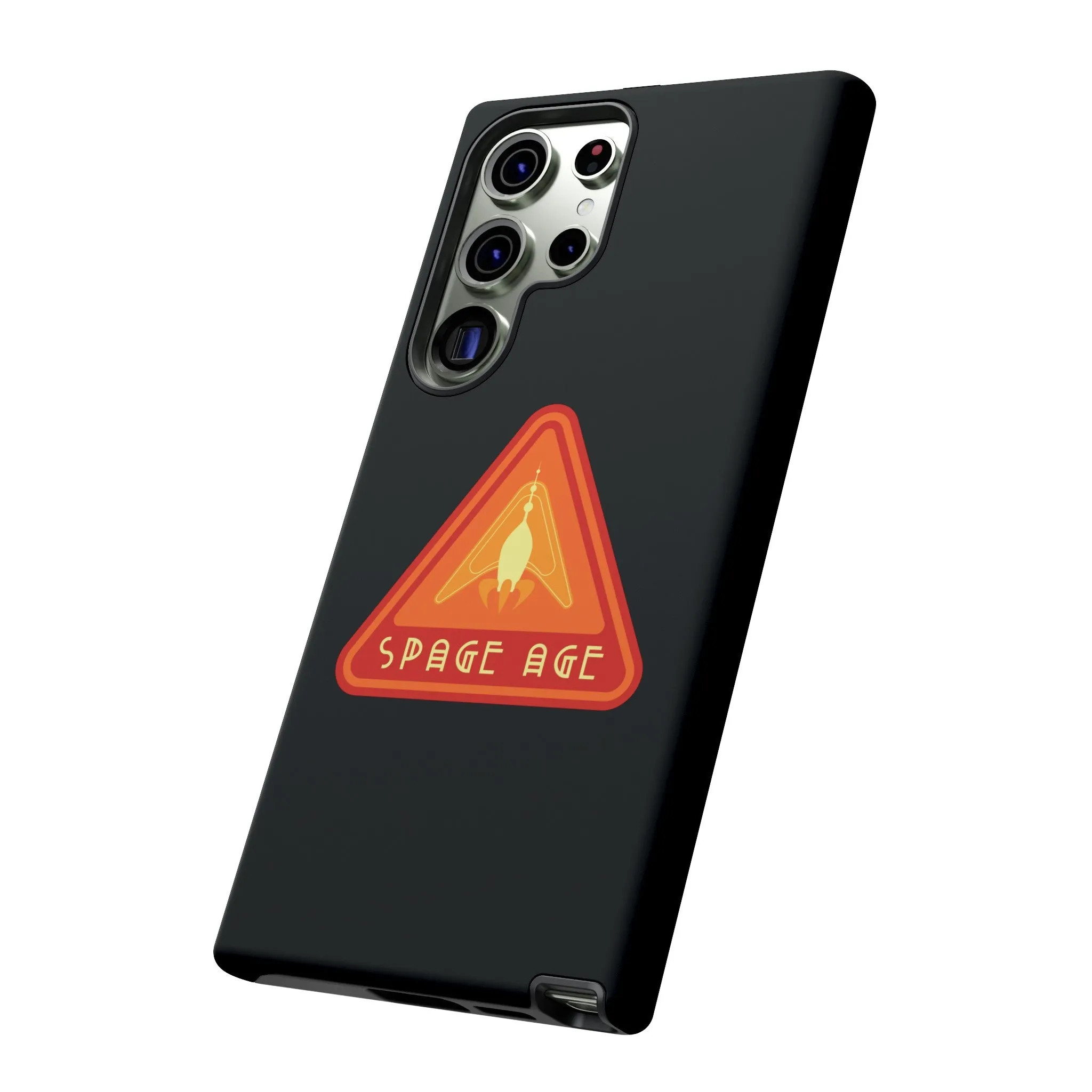 Space Age Retro Sign Sci-Fi Tough Samsung Galaxy Mobile Cases