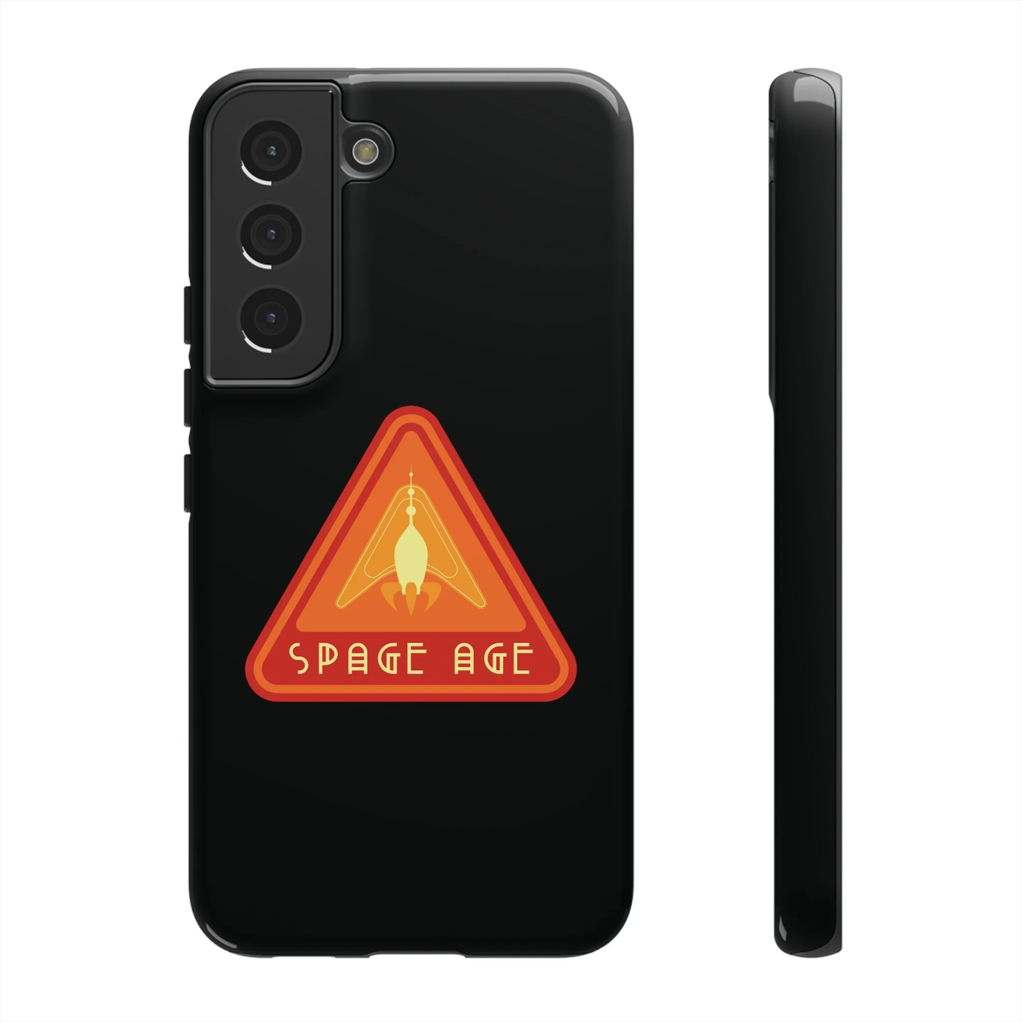 Space Age Retro Sign Sci-Fi Tough Samsung Galaxy Mobile Cases