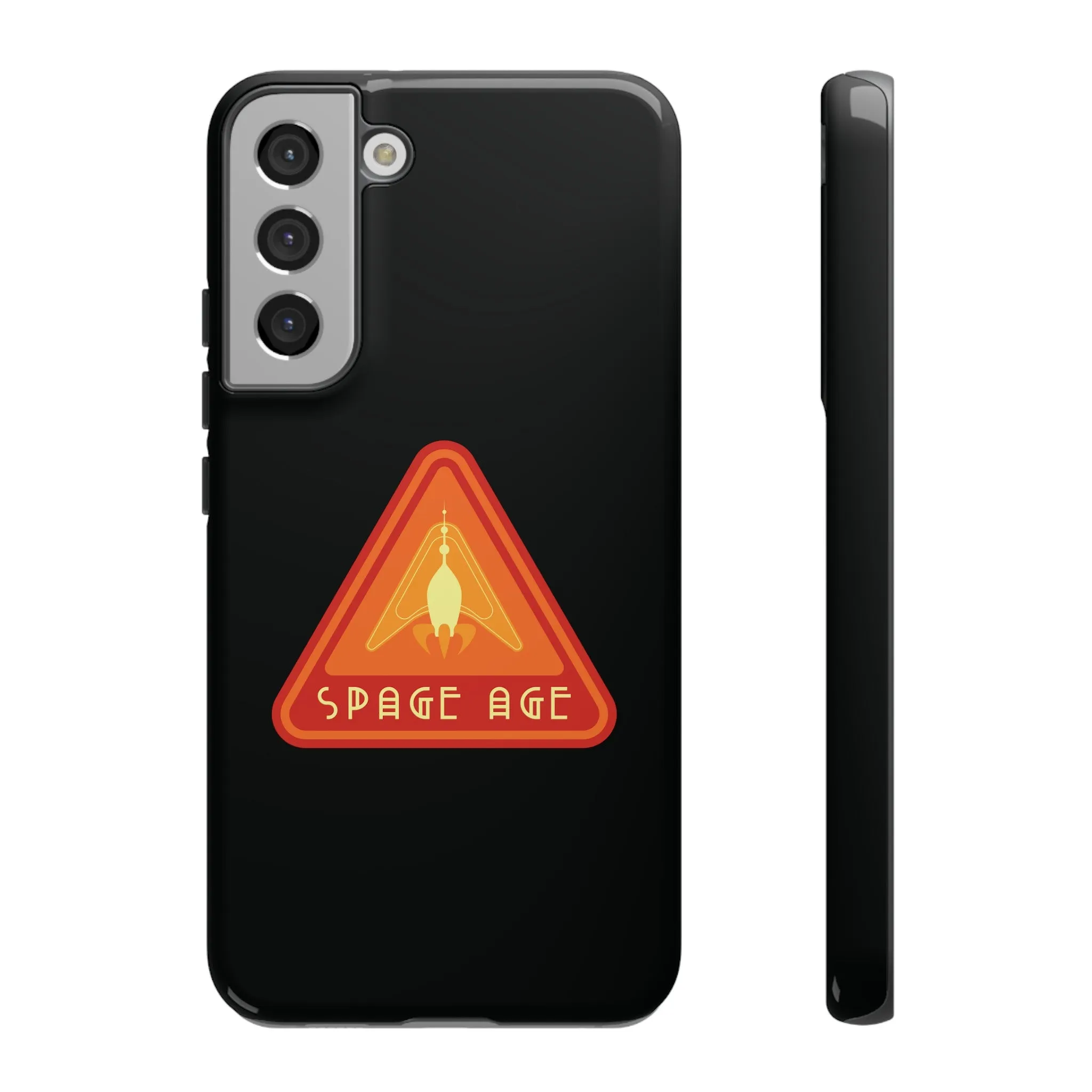 Space Age Retro Sign Sci-Fi Tough Samsung Galaxy Mobile Cases