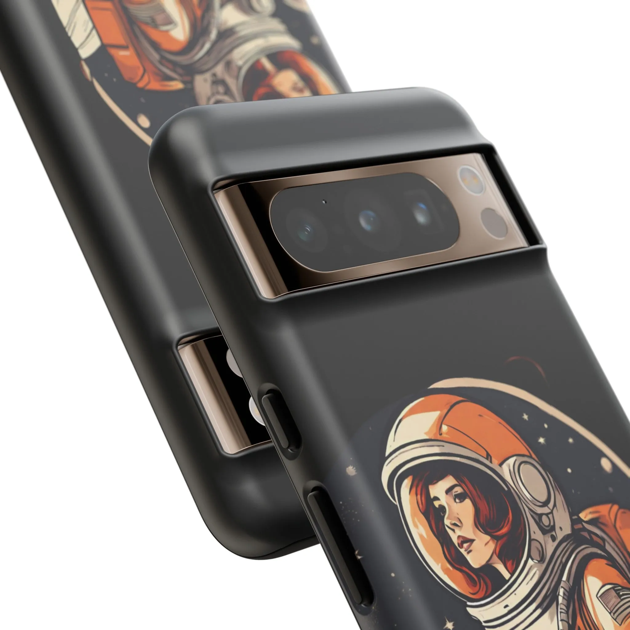 SpaceGirl Astronaut Tough Google Pixel Mobile Cases