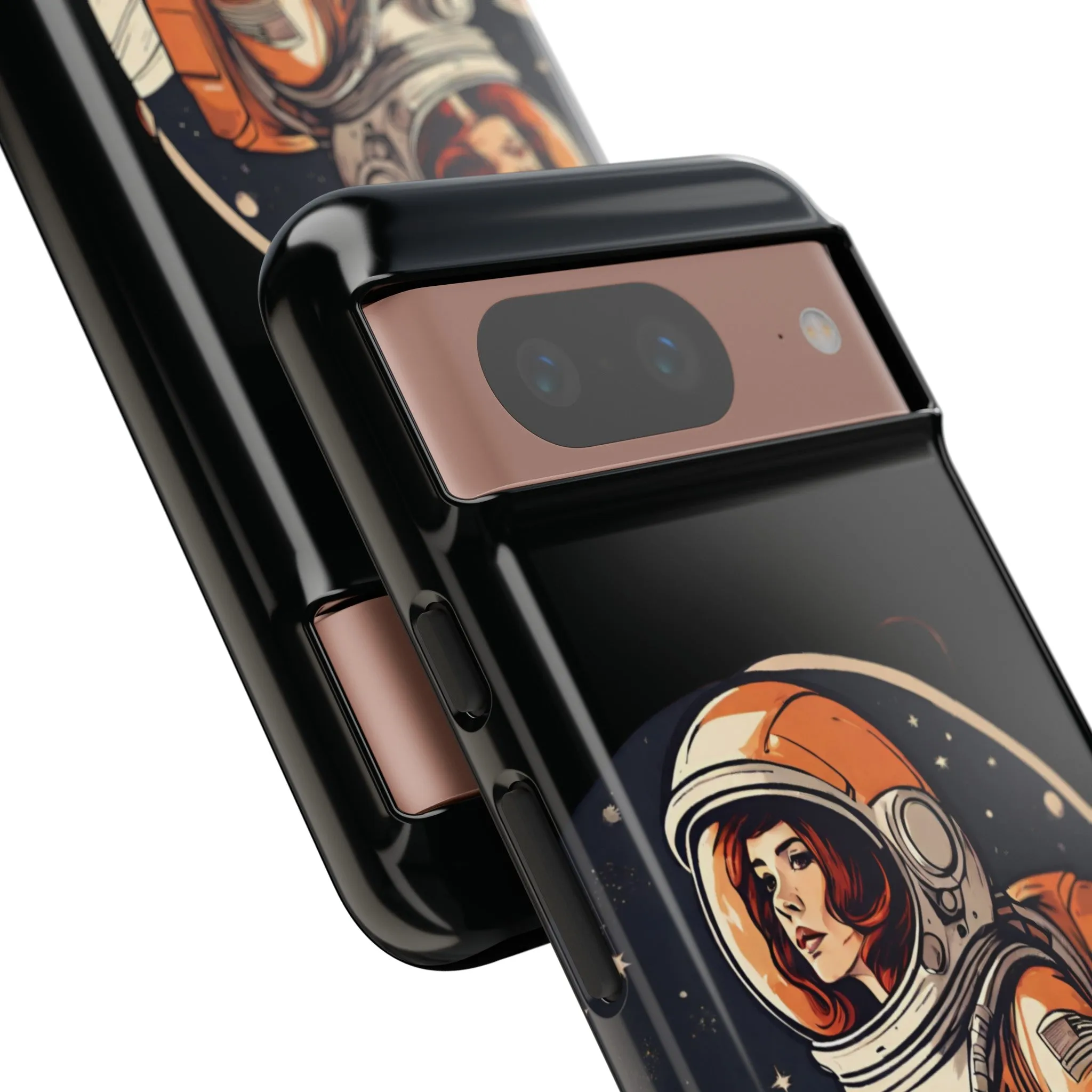 SpaceGirl Astronaut Tough Google Pixel Mobile Cases