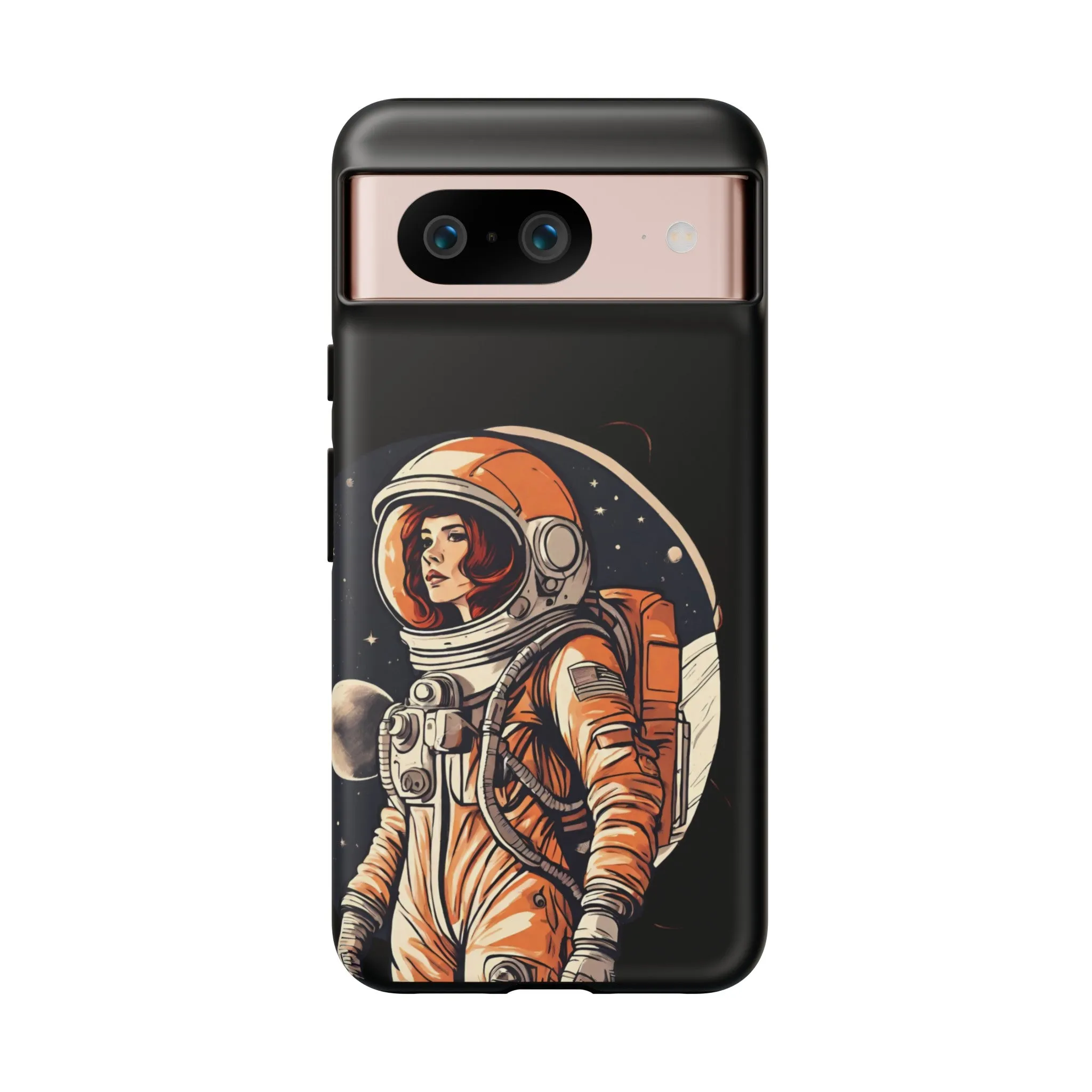 SpaceGirl Astronaut Tough Google Pixel Mobile Cases