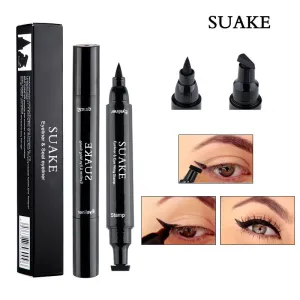 Suake Suake double-head seal eyeliner lazy two-in-one wing seal liquid eyeliner pen cross-border foreign trade Suake Suake double-head seal eyeliner lazy two-in-one wing seal liquid eyeliner pen cross-border foreign trade