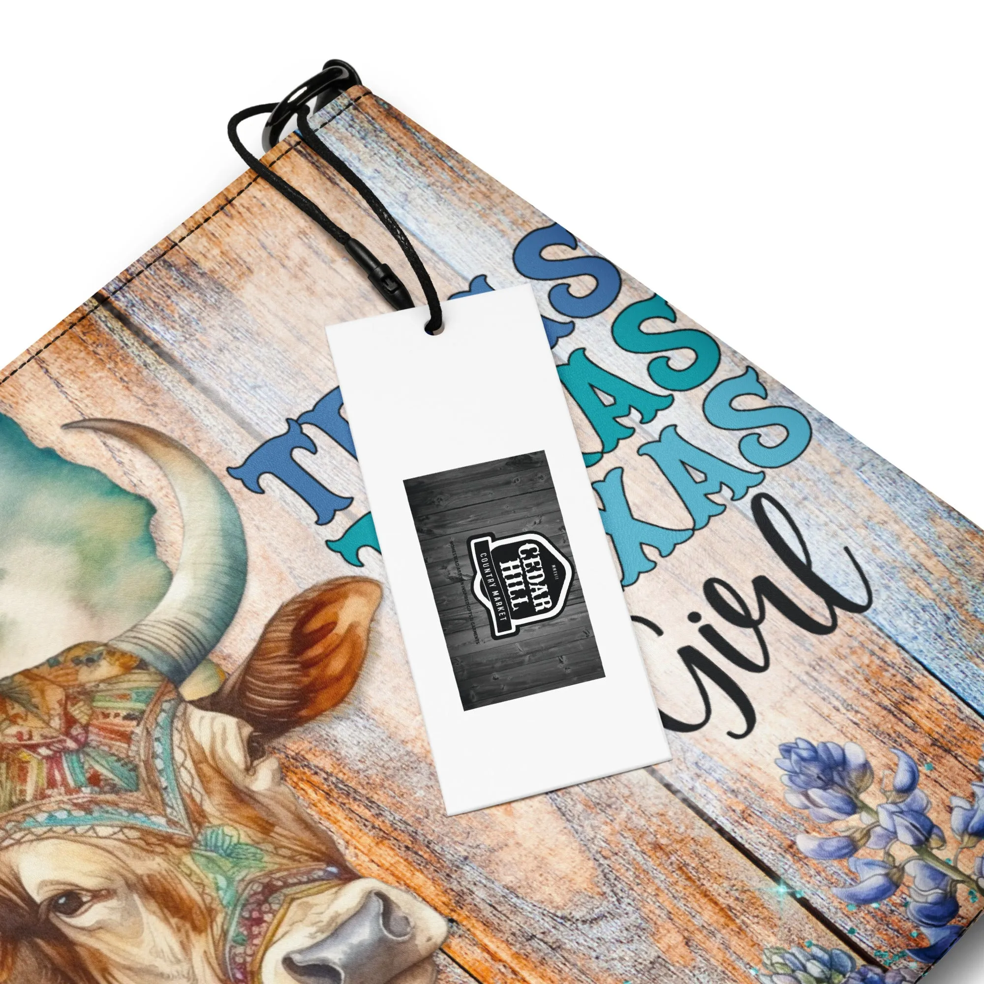 Texas Girl Bluebonnet Crossbody bag