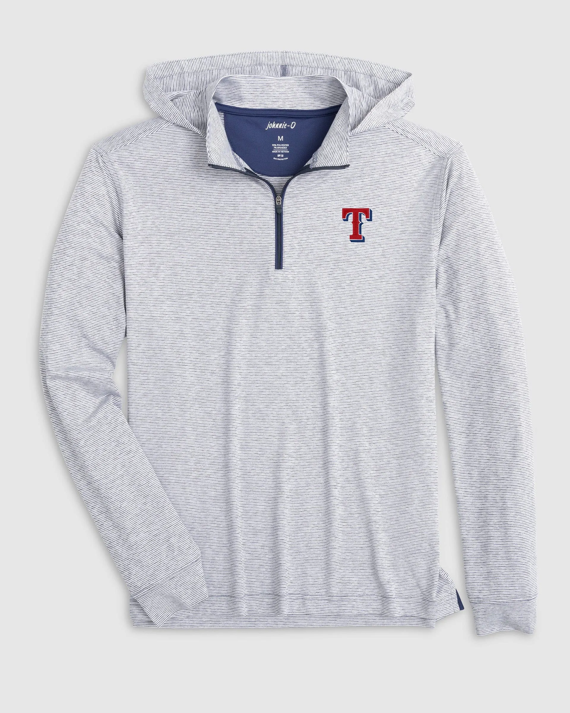 Texas Rangers Hybrid Performance 1/4 Zip Hoodie