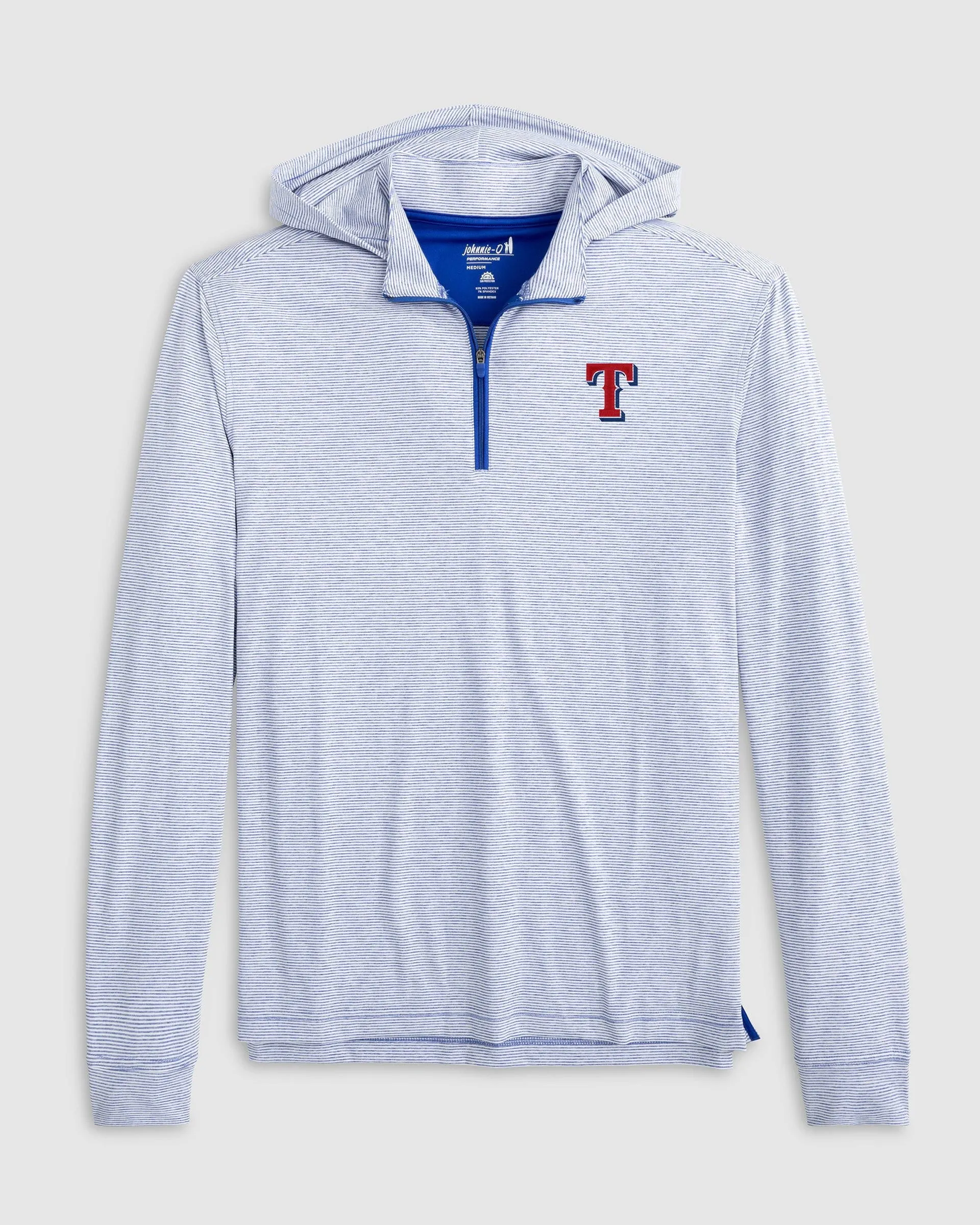 Texas Rangers Hybrid Performance 1/4 Zip Hoodie