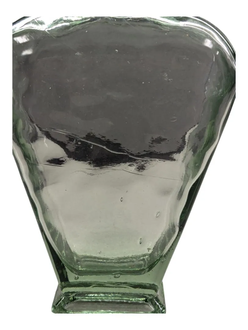 Thick Green Tint Glass Vase
