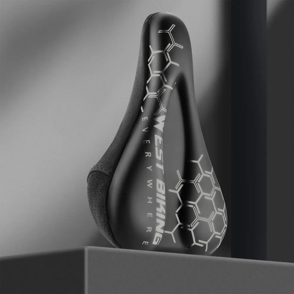 Thickened Bike Saddle Cover Soft Silicone Pad Road Bicycle Seats Cover Comfort Breathable AntiSlip Cycling Cushion Cover