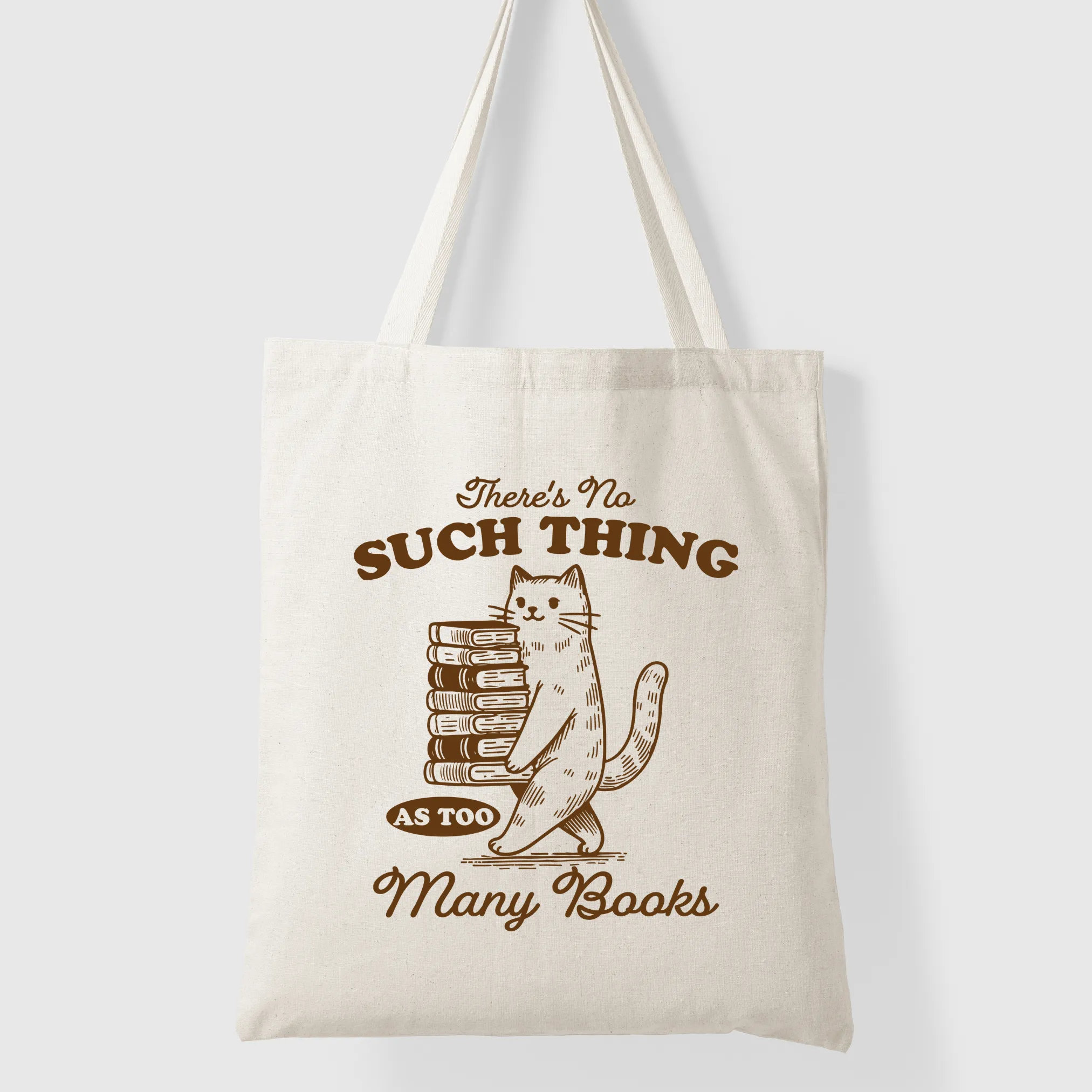 Too Many Books - Tote Bag (4 colours options)