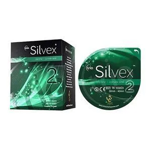 Trio Silvex™ Silicone Ostomy Seal, 30 to 40mm Stoma, Size 2, Convex