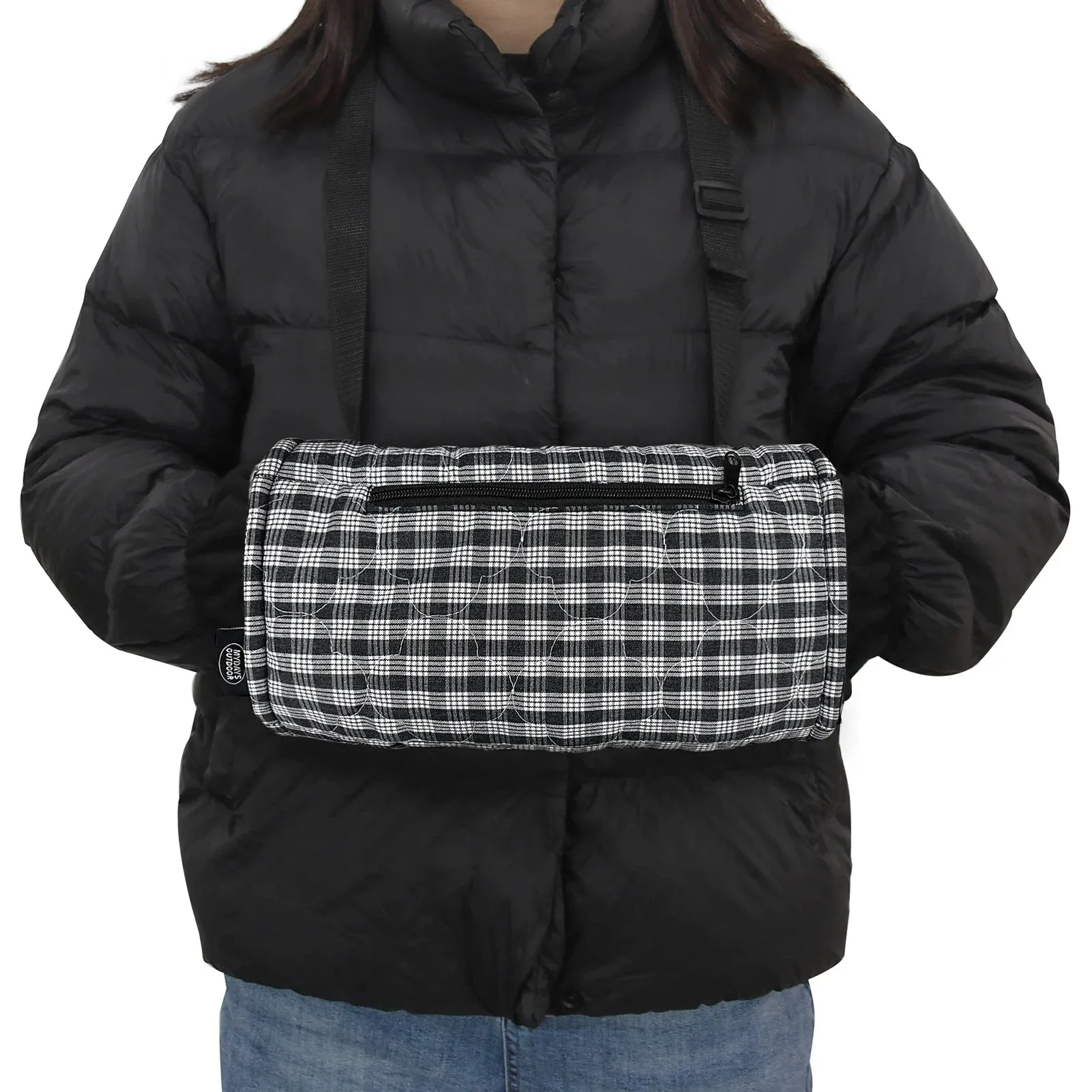 USB Rechargeable Heated Gloves Outdoor Three-Level Temperature Adjustable Heated Gloves Winter Warmth Windproof Thermal Gloves