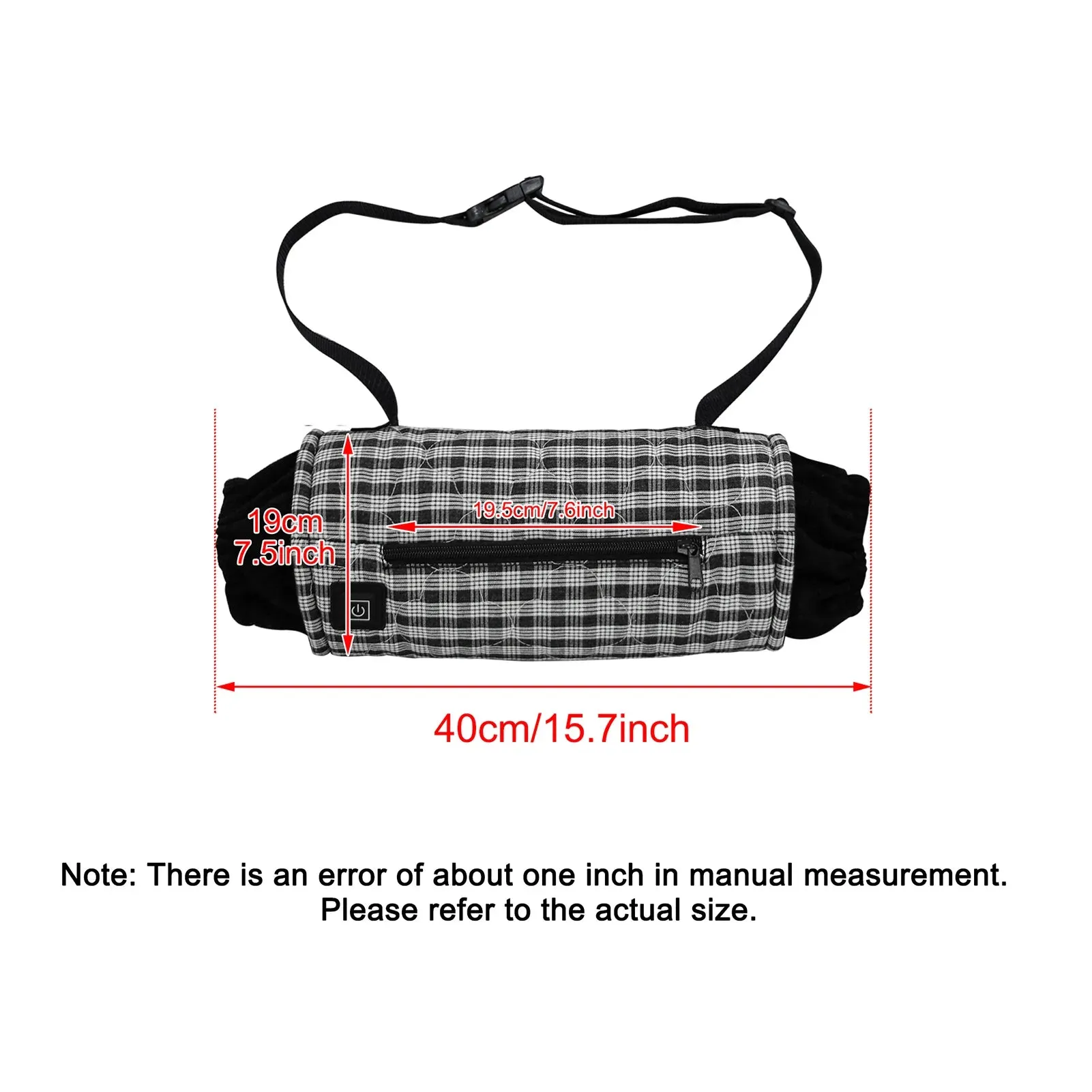 USB Rechargeable Heated Gloves Outdoor Three-Level Temperature Adjustable Heated Gloves Winter Warmth Windproof Thermal Gloves