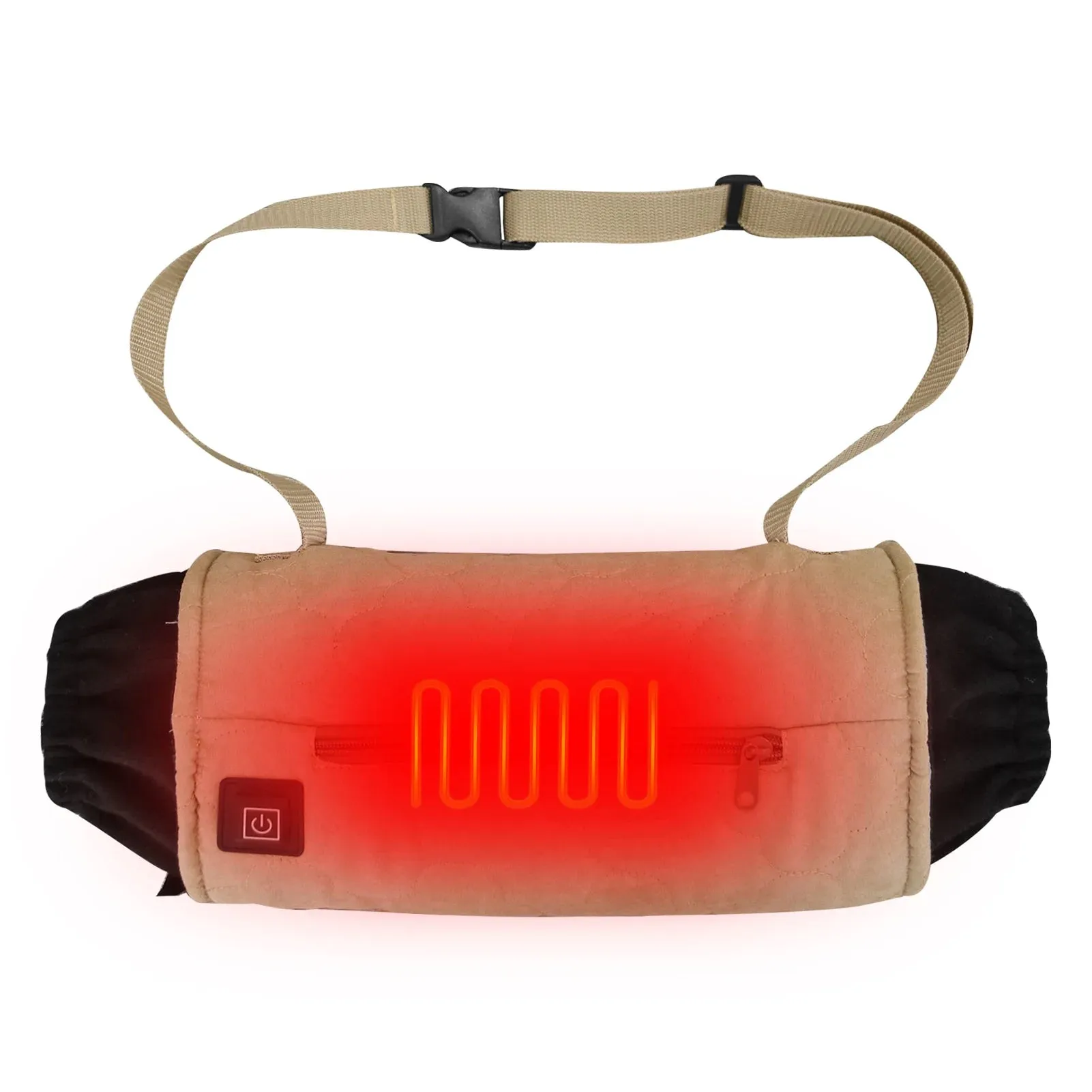 USB Rechargeable Heated Gloves Outdoor Three-Level Temperature Adjustable Heated Gloves Winter Warmth Windproof Thermal Gloves