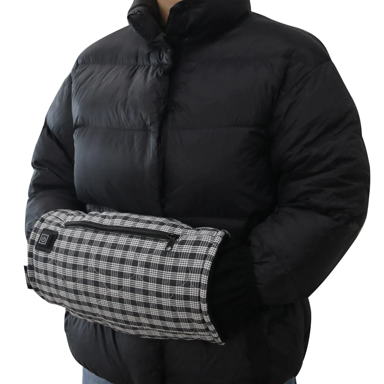 USB Rechargeable Heated Gloves Outdoor Three-Level Temperature Adjustable Heated Gloves Winter Warmth Windproof Thermal Gloves