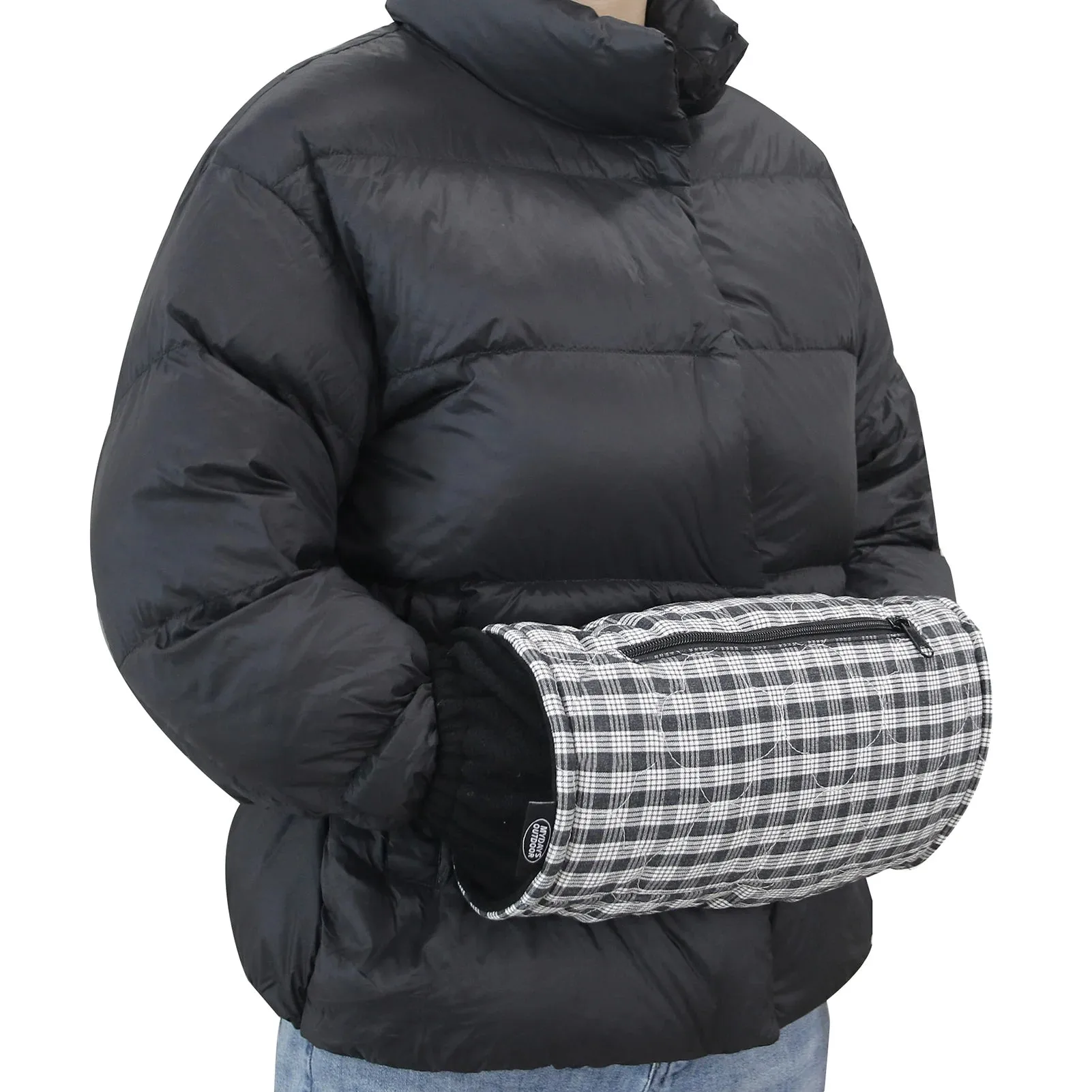 USB Rechargeable Heated Gloves Outdoor Three-Level Temperature Adjustable Heated Gloves Winter Warmth Windproof Thermal Gloves