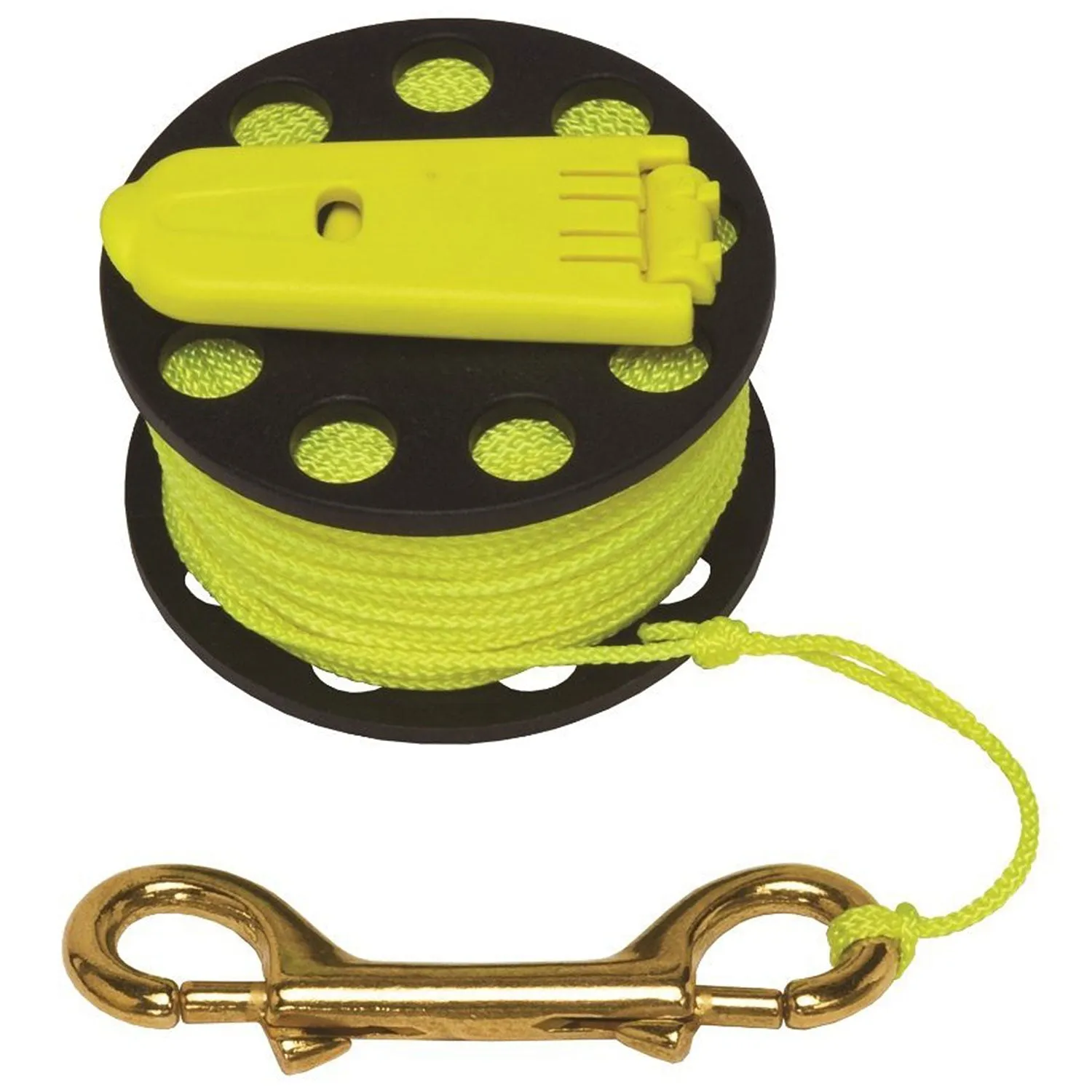 Used Innovative Scuba Concepts Finger Spool with Hand Winders 65 Scuba Dive Reels