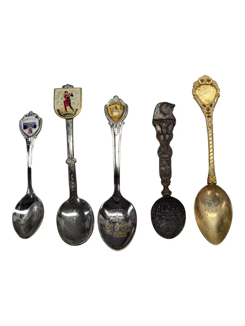 Vintage 10 Collector Spoons - Dubai
