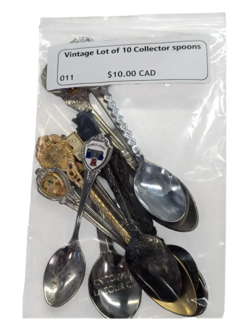 Vintage 10 Collector Spoons - Dubai