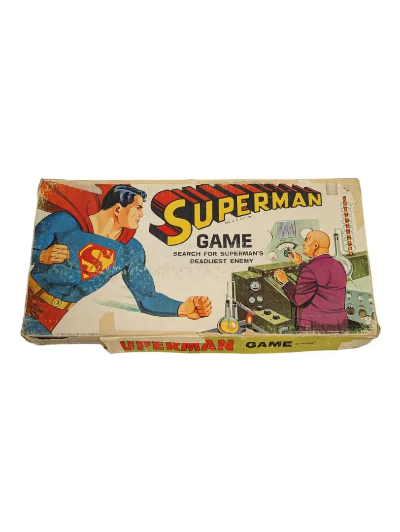 Vintage 1965 Superman Search for Deadliest Enemy Board Game