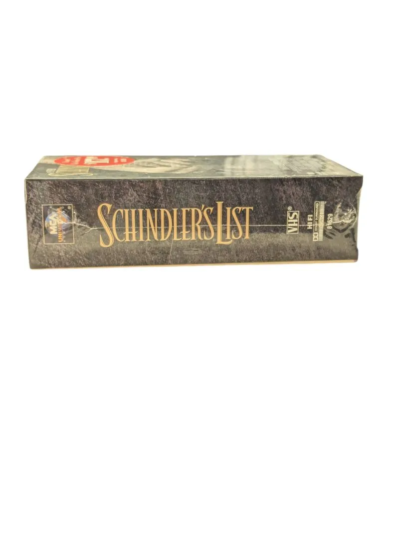 Vintage 2 VHS  Schindler's List New & Sealed