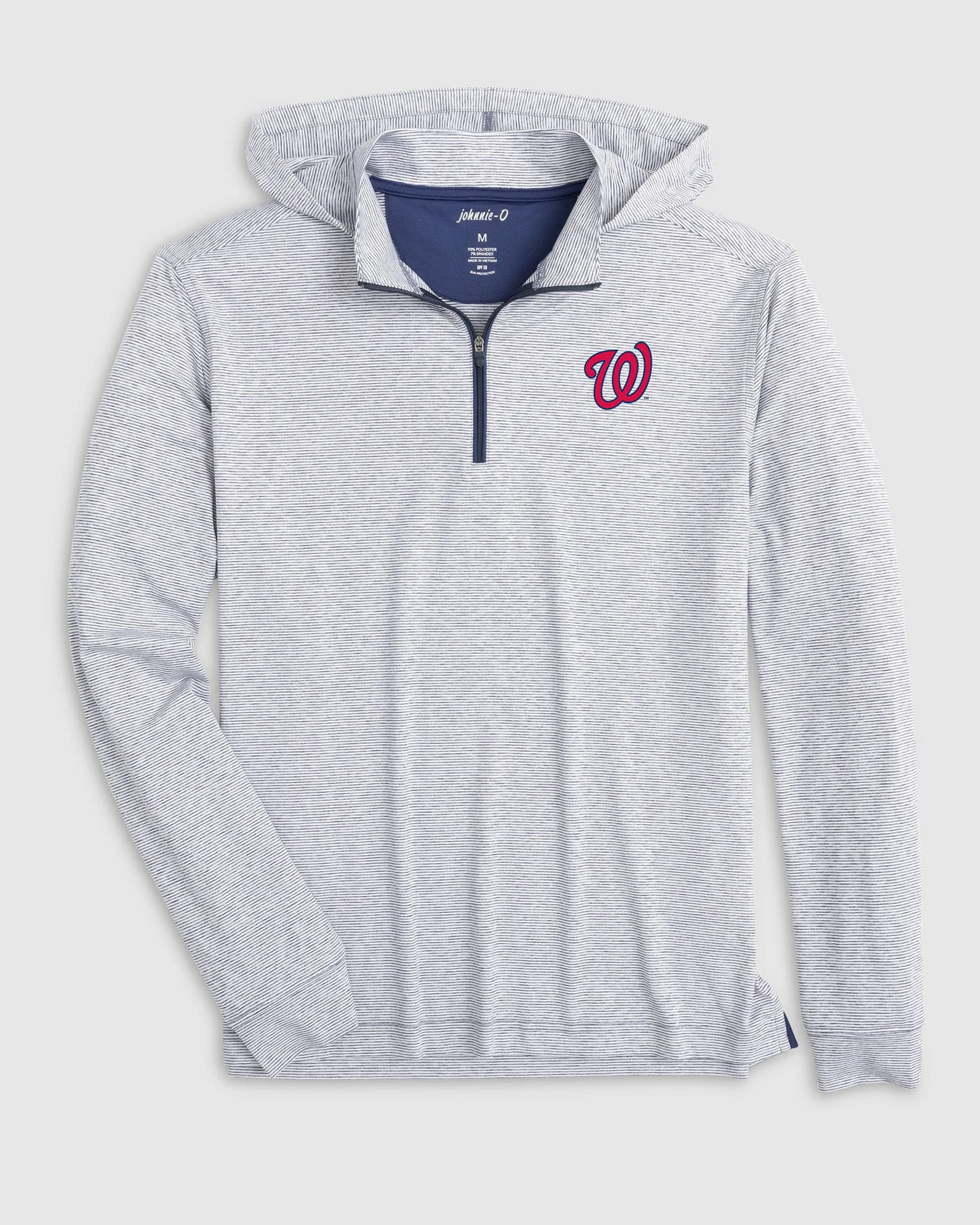 Washington Nationals Hybrid Performance 1/4 Zip Hoodie