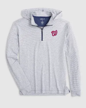 Washington Nationals Hybrid Performance 1/4 Zip Hoodie Washington Nationals Hybrid Performance 1/4 Zip Hoodie
