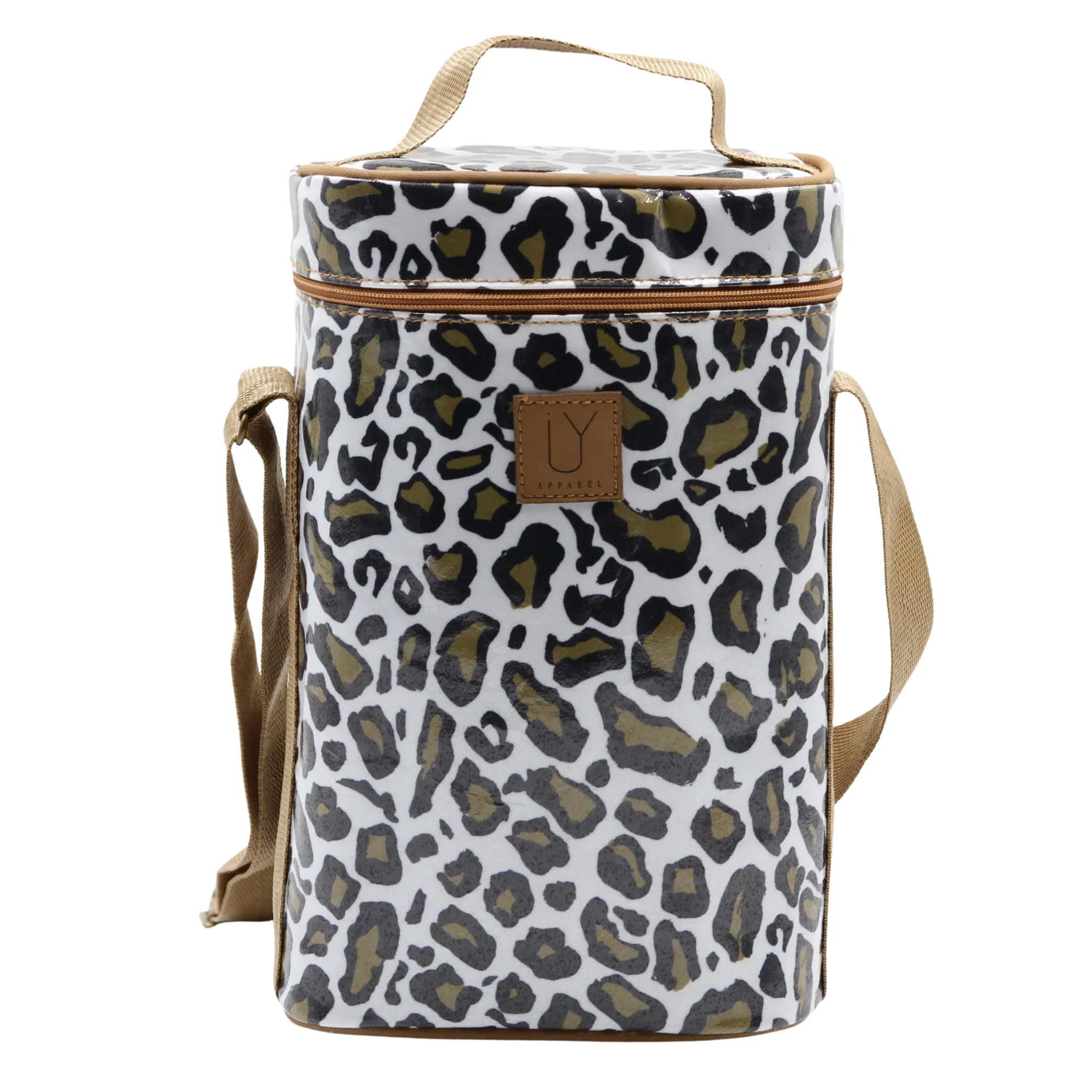 Wine Cooler - Leopard Khaki