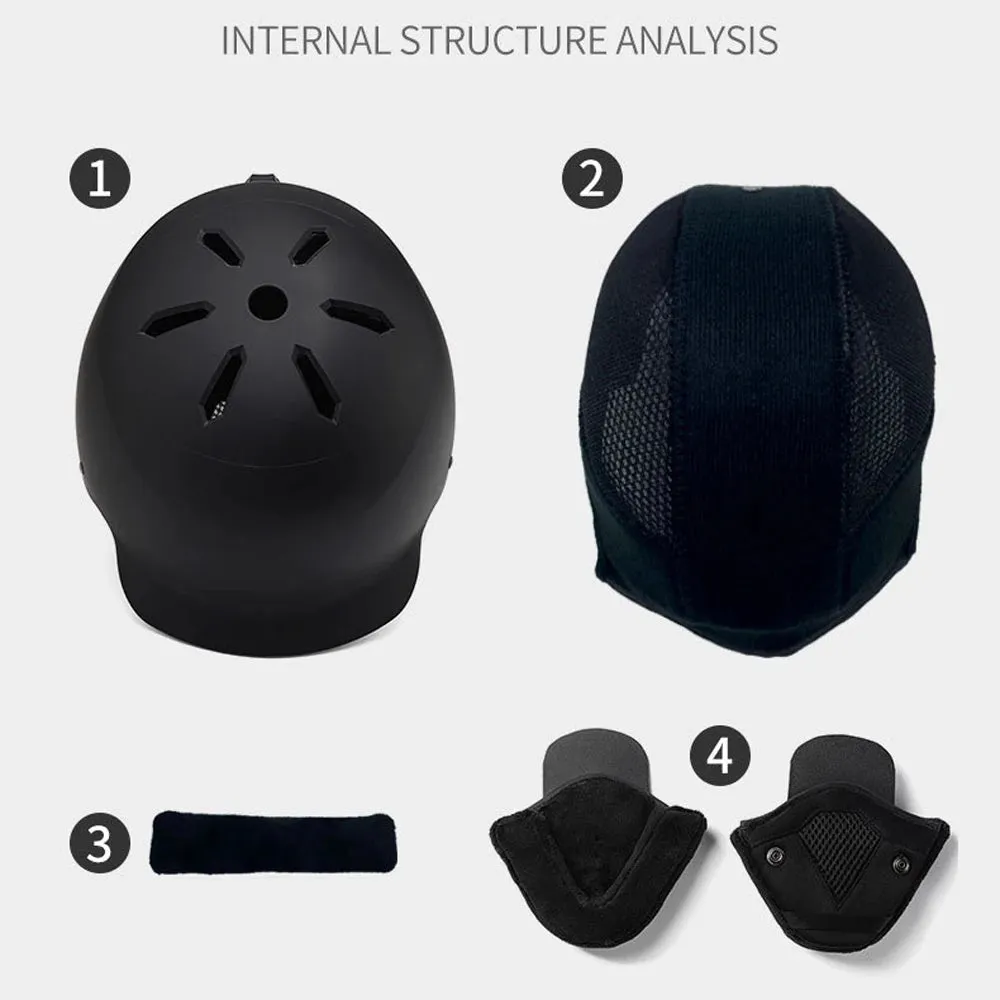 Winter Warm Cycling Helmets Adjustable Motorcycle Electric Bike Safety Cap Men Women Outdoor Ski Snowboard Bicycle Helmets