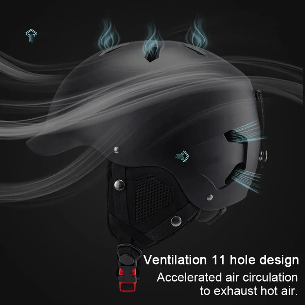 Winter Warm Cycling Helmets Adjustable Motorcycle Electric Bike Safety Cap Men Women Outdoor Ski Snowboard Bicycle Helmets