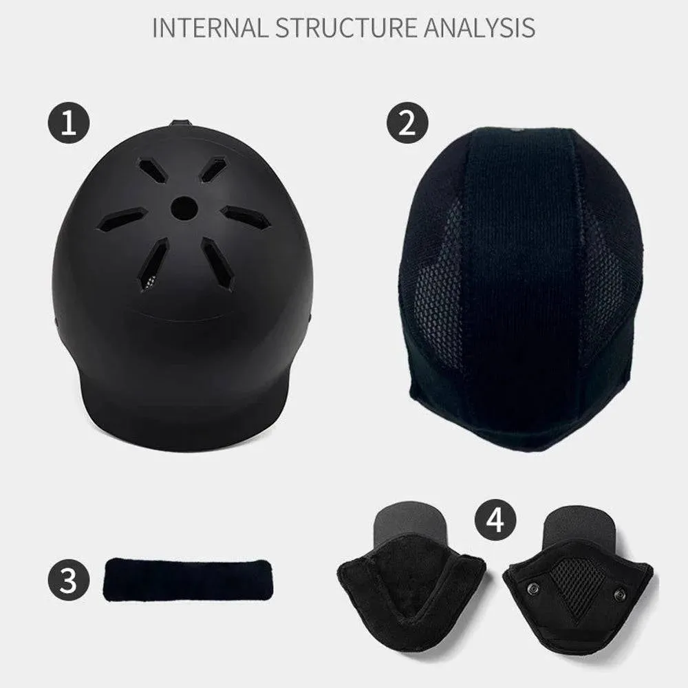 Winter Warm Cycling Helmets Adjustable Motorcycle Electric Bike Safety Cap Men Women Outdoor Ski Snowboard Bicycle Helmets