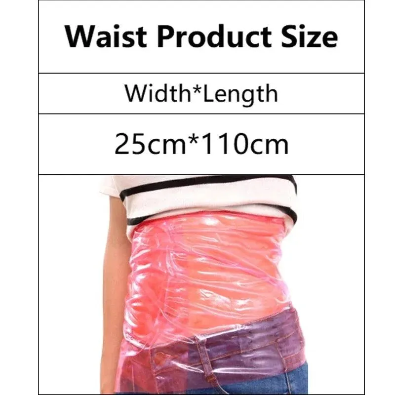 Women Sauna Flat Abdomen Plastic Belt Burning Fat Sport Fitness Waist Elastic Tummy Sweat Body Shaper Weight Loss Belt