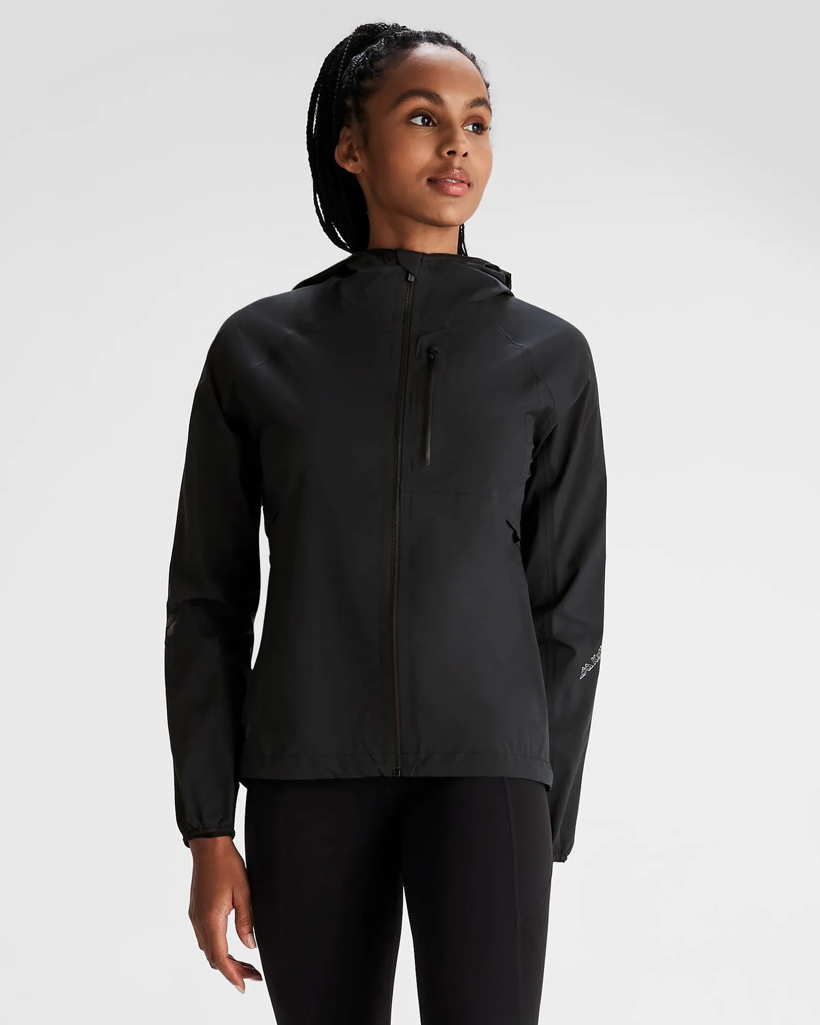 Women's Seeker 2.5L Rain Jacket - Black Stingray