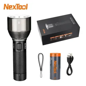 Xiaomi Nextool Outdoor Rechargeable Flashlight  2000lm 380M 5 Modes IPX7 Waterproof LED Light Type-C Searching Torch for Camping Xiaomi Nextool Outdoor Rechargeable Flashlight  2000lm 380M 5 Modes IPX7 Waterproof LED Light Type-C Searching Torch for Camping