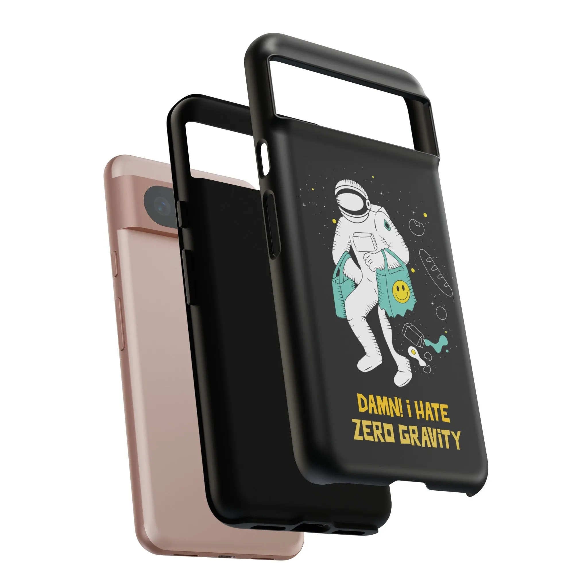 Zero Gravity Funny Astronaut Sci-Fi Tough Google Pixel Mobile Cases