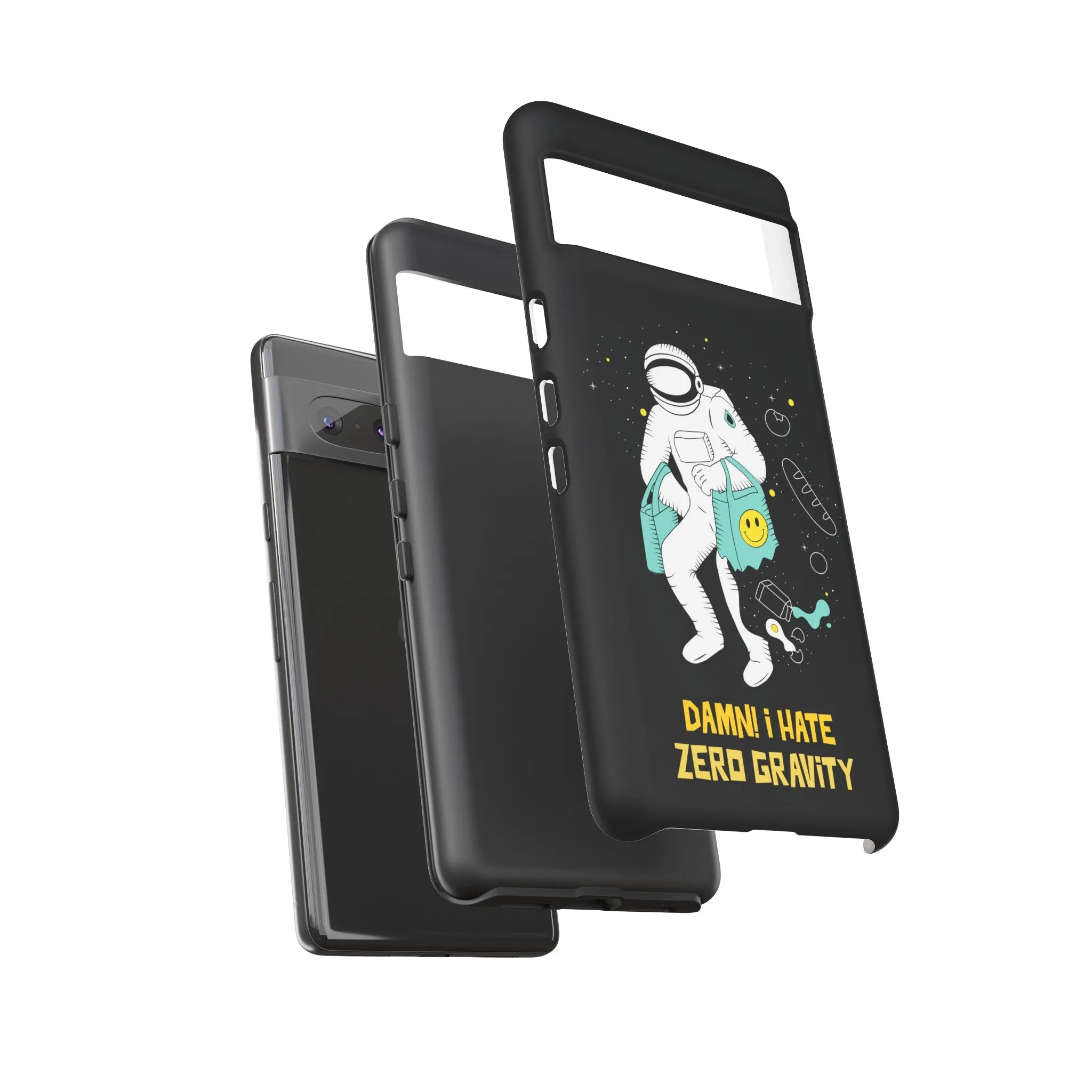 Zero Gravity Funny Astronaut Sci-Fi Tough Google Pixel Mobile Cases