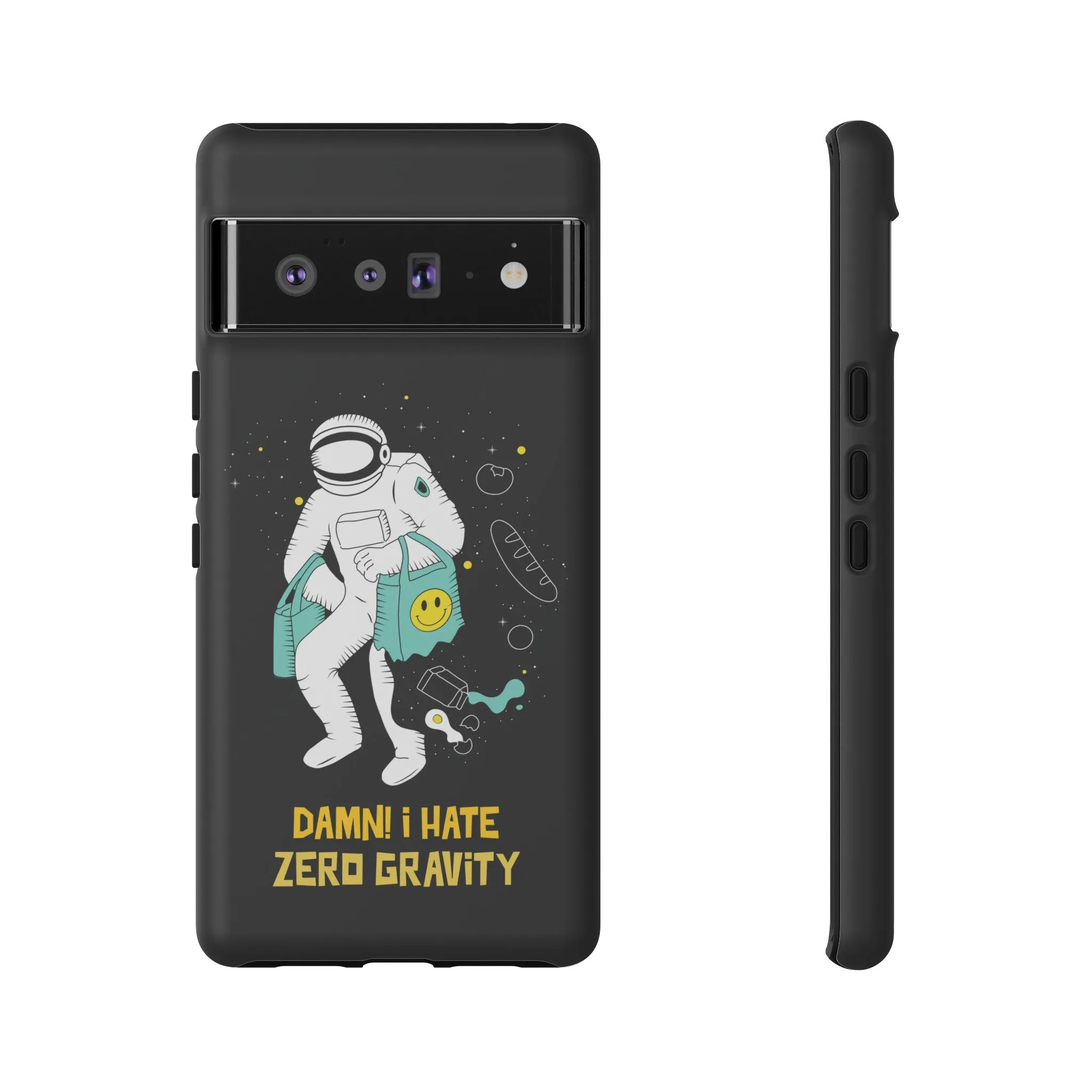 Zero Gravity Funny Astronaut Sci-Fi Tough Google Pixel Mobile Cases