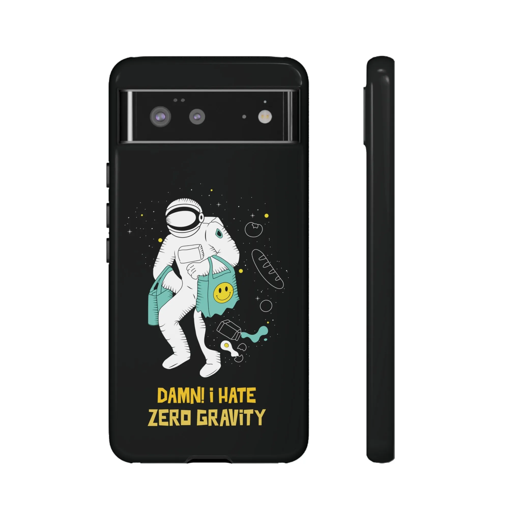 Zero Gravity Funny Astronaut Sci-Fi Tough Google Pixel Mobile Cases