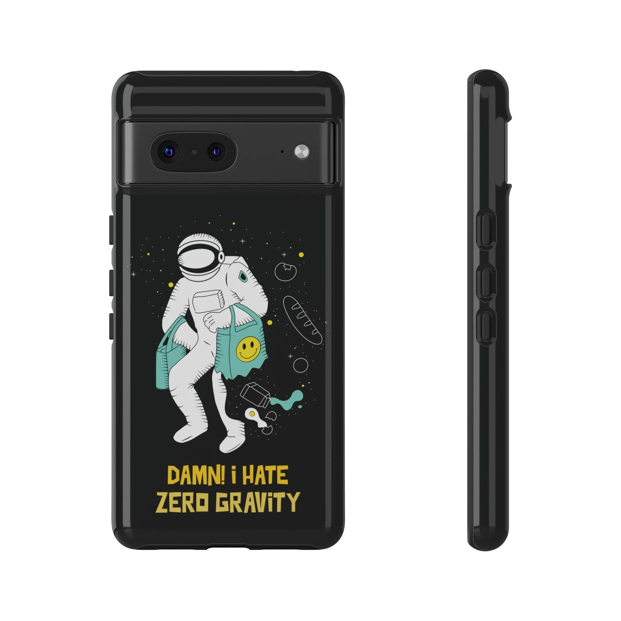 Zero Gravity Funny Astronaut Sci-Fi Tough Google Pixel Mobile Cases