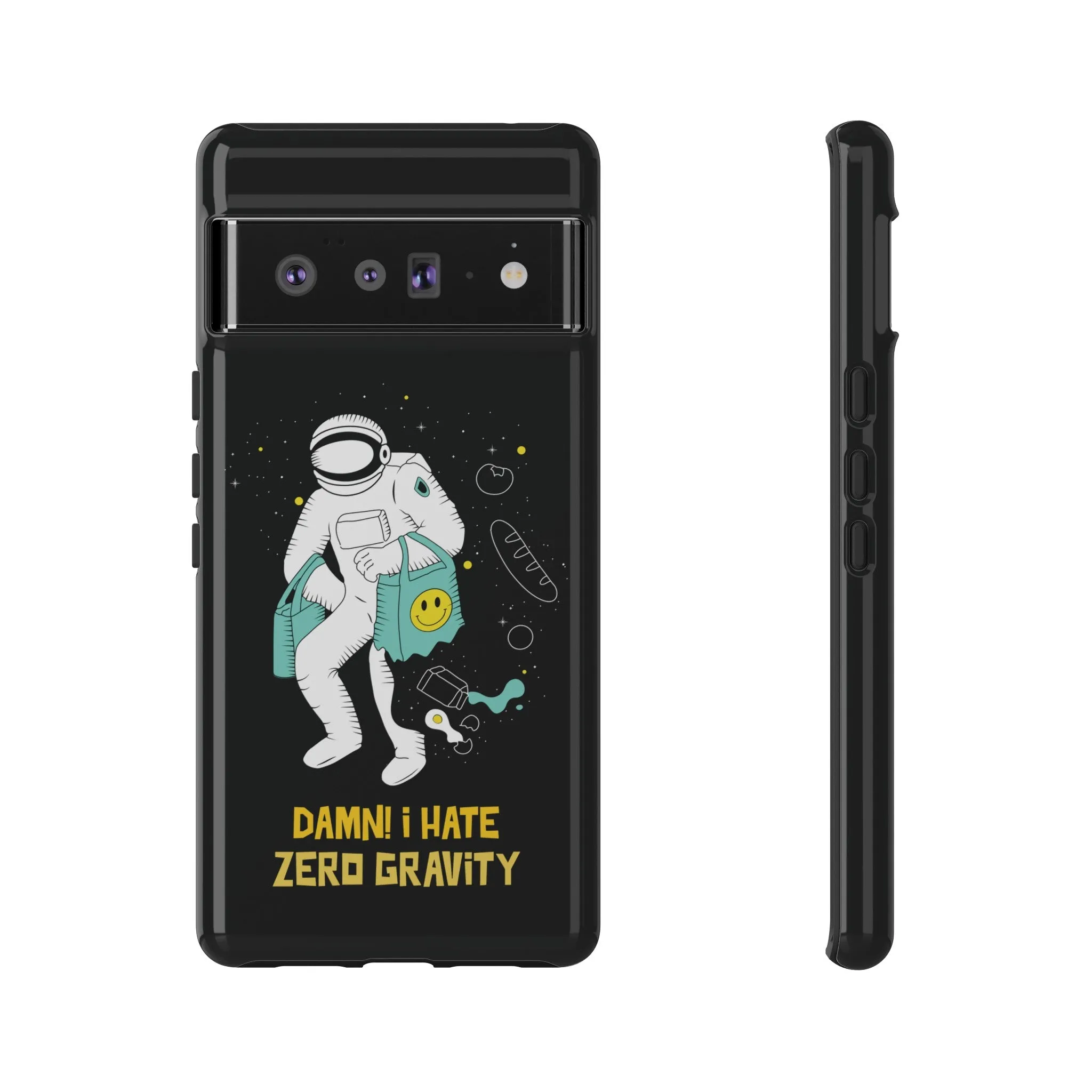 Zero Gravity Funny Astronaut Sci-Fi Tough Google Pixel Mobile Cases