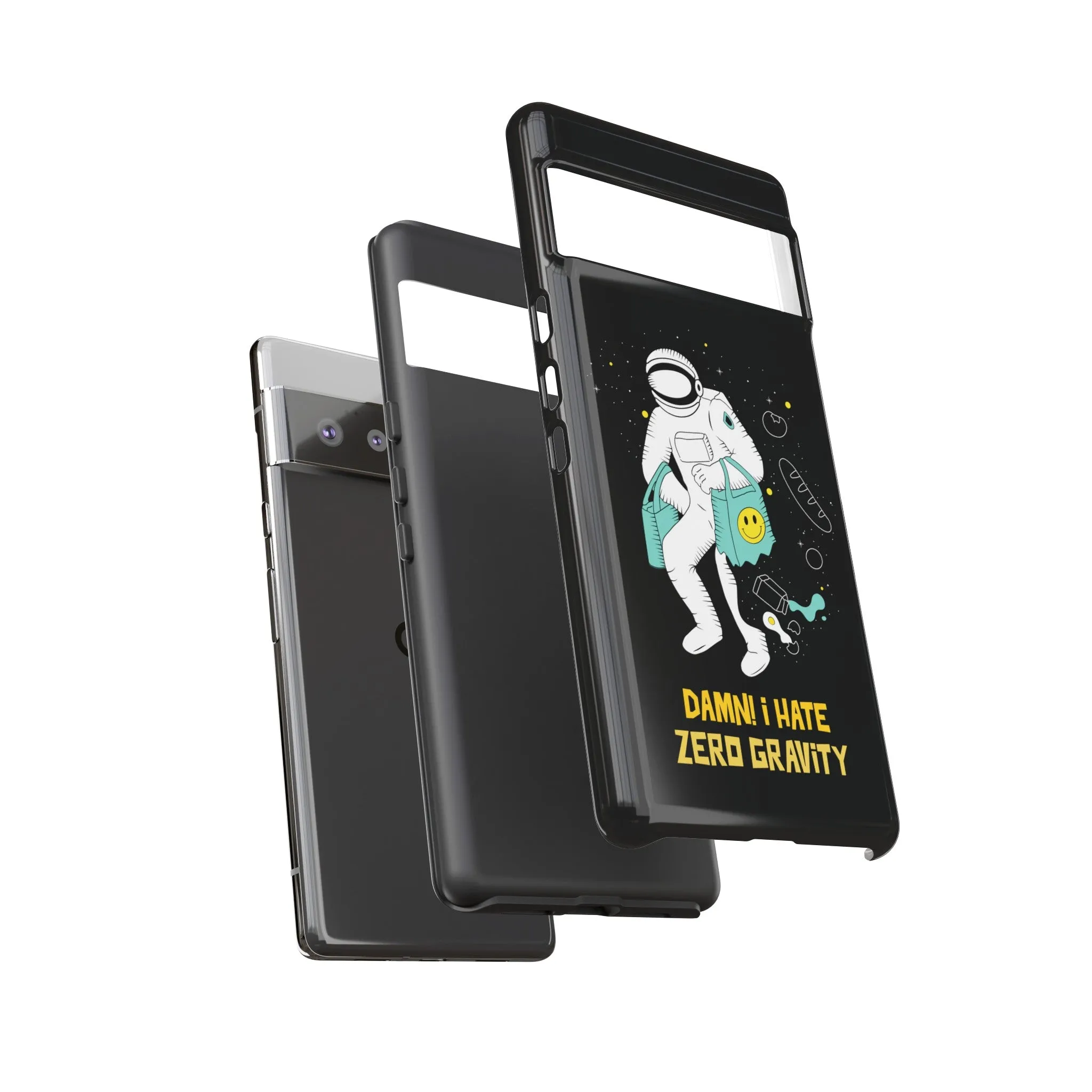 Zero Gravity Funny Astronaut Sci-Fi Tough Google Pixel Mobile Cases