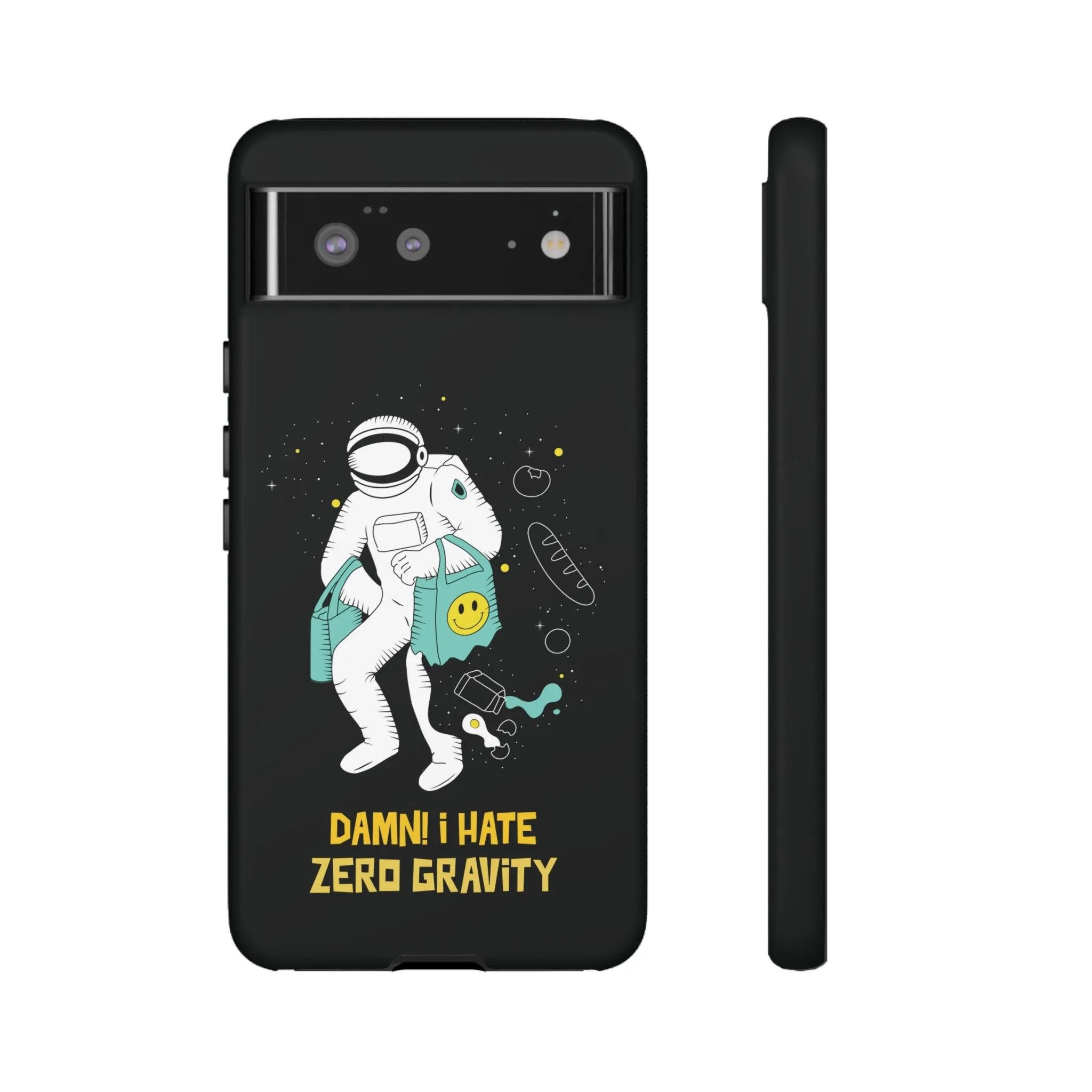Zero Gravity Funny Astronaut Sci-Fi Tough Google Pixel Mobile Cases