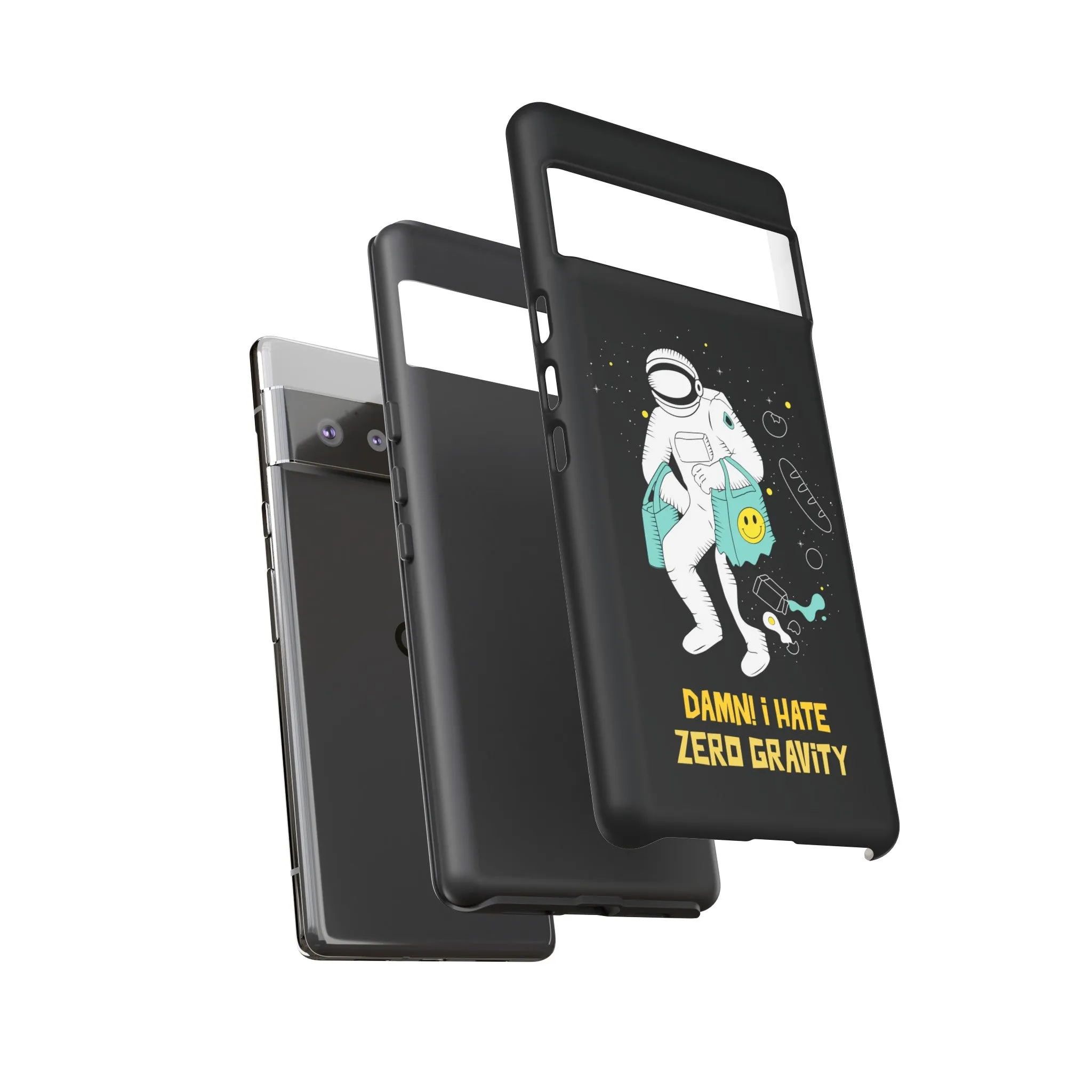 Zero Gravity Funny Astronaut Sci-Fi Tough Google Pixel Mobile Cases