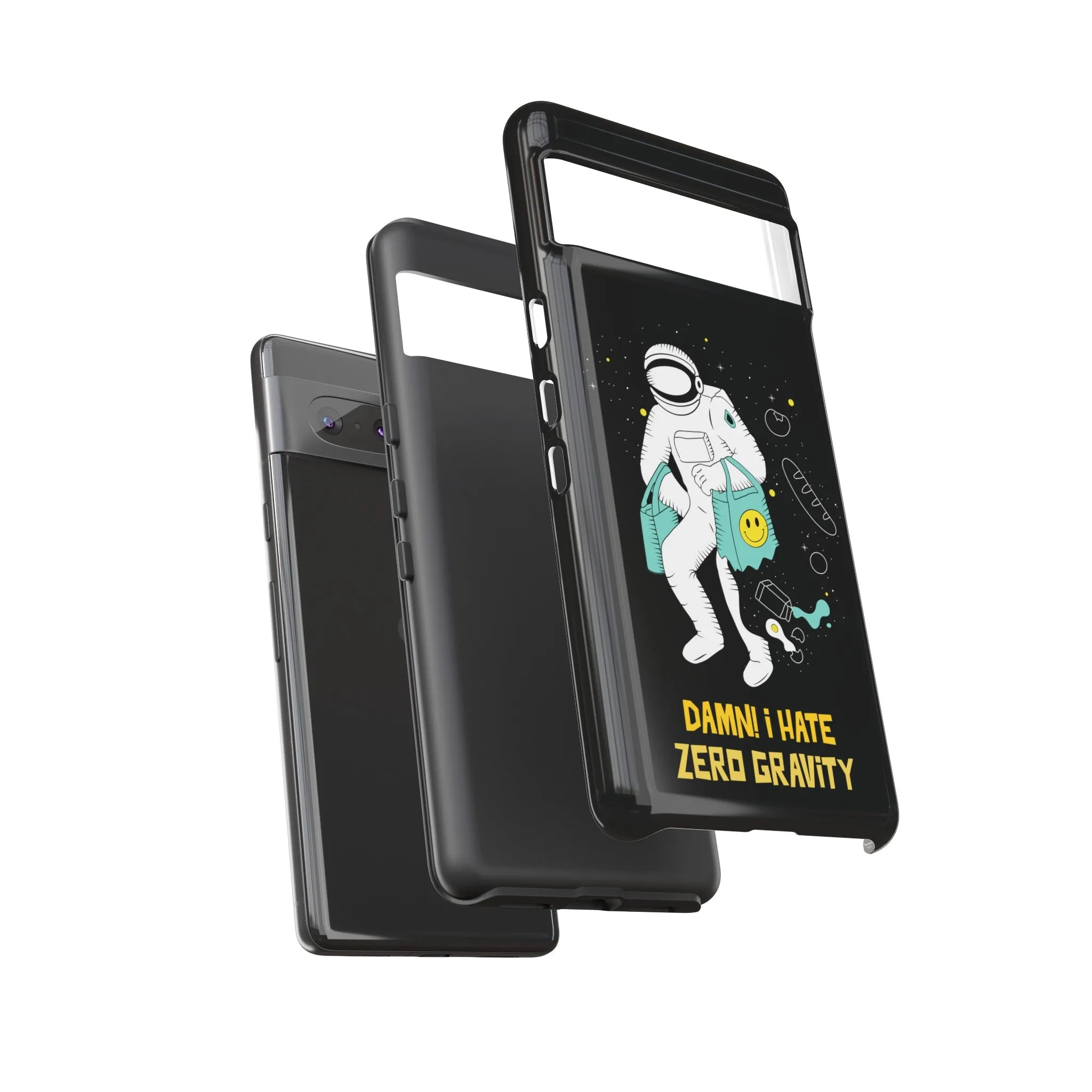 Zero Gravity Funny Astronaut Sci-Fi Tough Google Pixel Mobile Cases